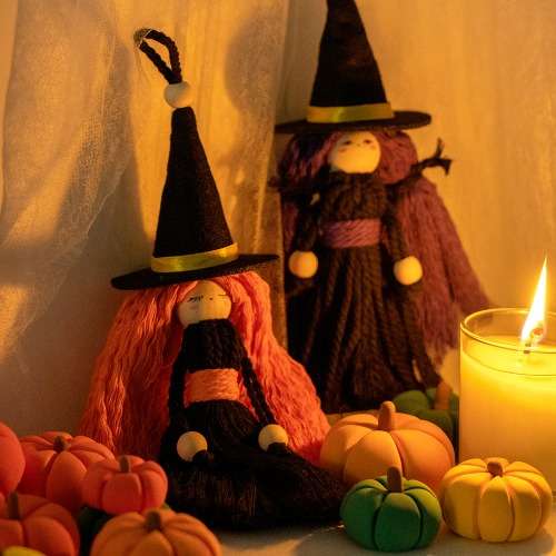 Witch Worry Doll Halloween Craft Kit - At-Home Activity