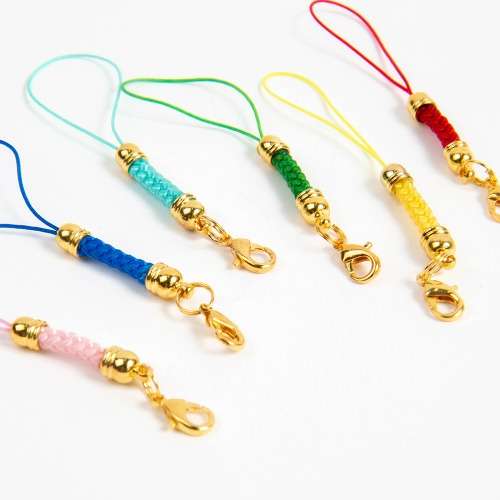 Multicolor Keyring String Strap DIY Materials