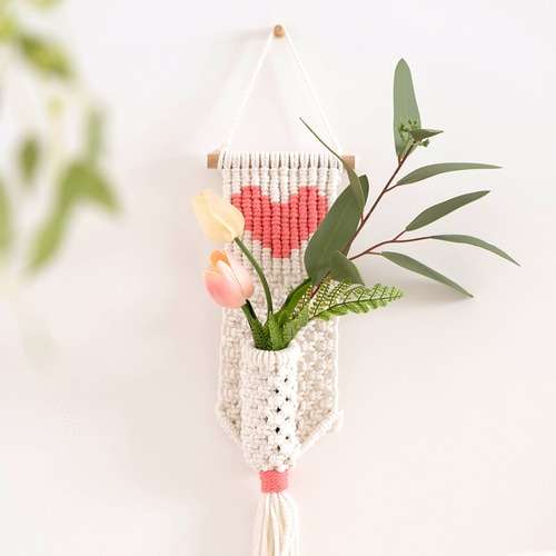 Macramé DIY Emotional Plant Hanging Crochet Knitting Package Hand Knitting DIY