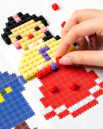 ハンボクブロック正月作り自宅遊びキット作成おもちゃ