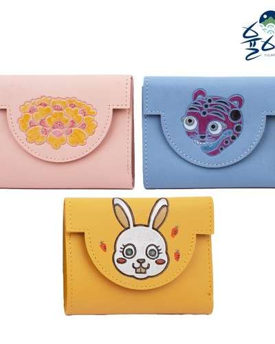 上質な民画 二つ折り財布・カード財布 DIYキット