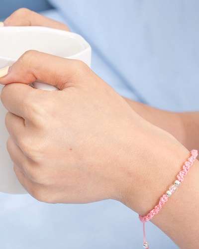 ユニークな紐ブレスレット作り願いブレスレット作り材料キット