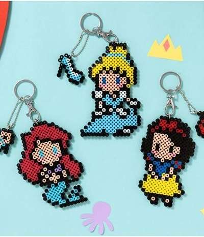 白雪姫 アイロンビーズ アート遊びキット 手作り材料