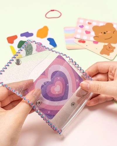 ユルアート グリッター携帯電話バッグ製作 DIY 趣味キット