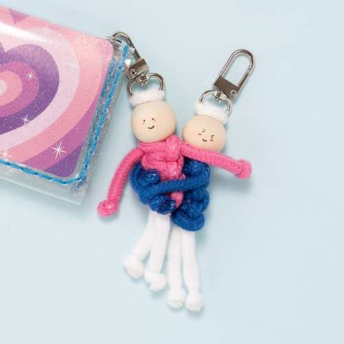 Worry Doll Keyring Macramé DIY Kit