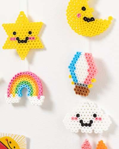Cute Garland Perler Beads Art Play Kit Craft Materials