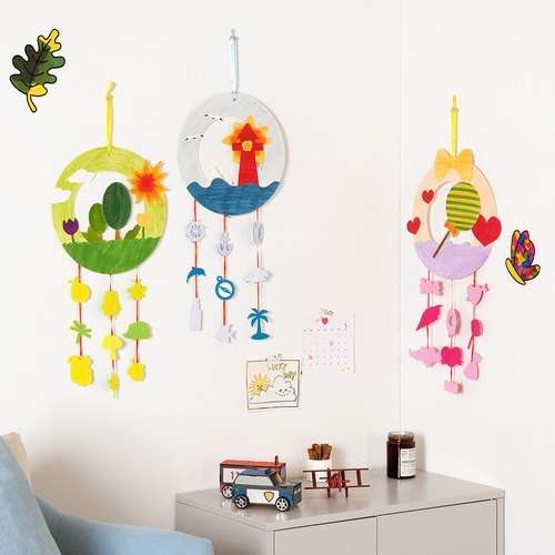 Coloring Mobile Summer Craft Kit - At-Home Play Art Activity Set