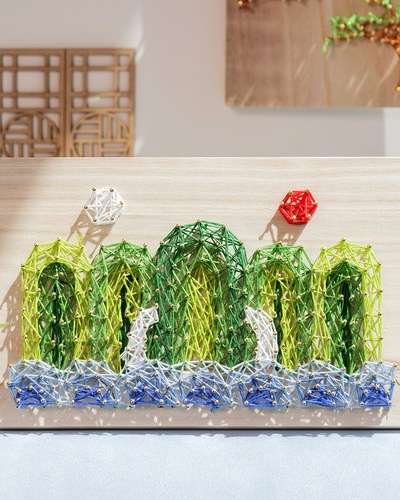 YulArt Traditional Korean Painting String Art Frame DIY Kit