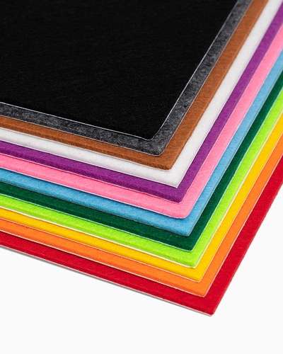 Adhesive-Backed Thick Felt Fabric Color Non-Woven