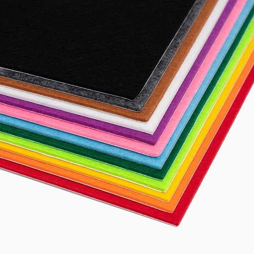 Adhesive-Backed Thick Felt Fabric Color Non-Woven