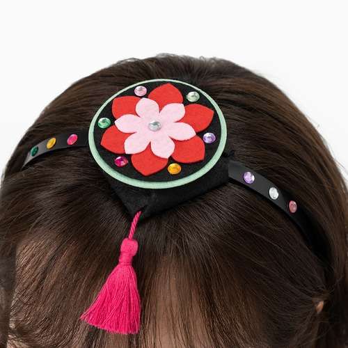 Jokduri Traditional Hanbok Hair Band DIY Kit - Baessi Daengi and Jeopsji