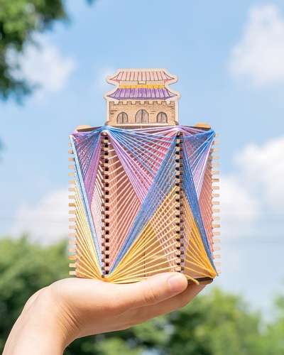 String Art Pencil Holder DIY Kit Art Play Material At-Home Activity