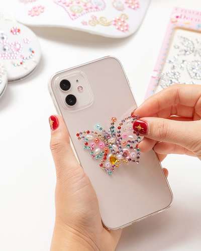 Cubic Sticker Bead Jewel Sticker Decorative Sticker Mix
