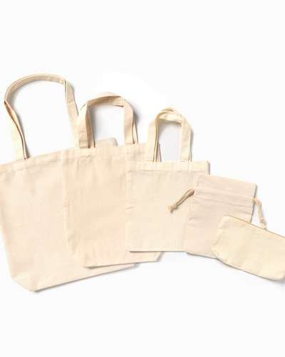 Yuul Art Plain Fabric Bag DIY Eco Bag Shoe Pouch