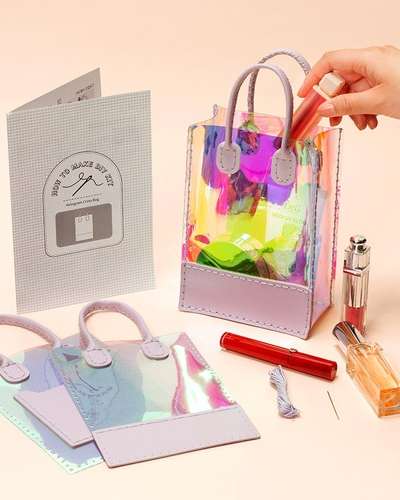 Hologram Leather Bag Making Hobby Kit – Craft at Home