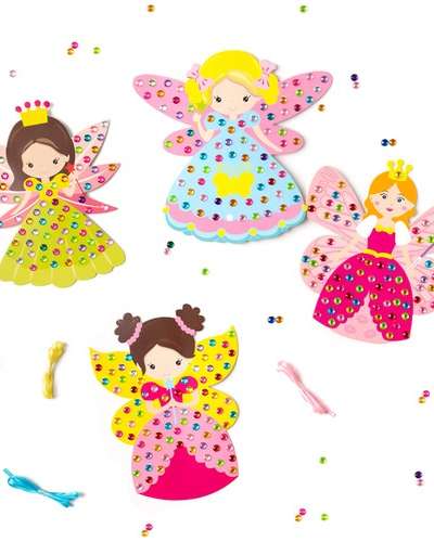 Fairy Mosaic Art Cubic Sticker Play Set