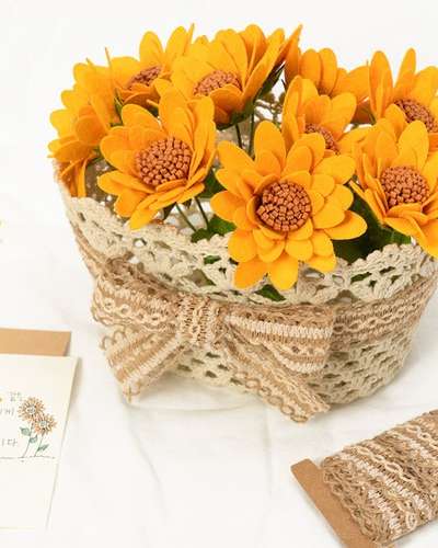 Yul Art Sunflower Felt Craft Quilt Package DIY Hobby Activity