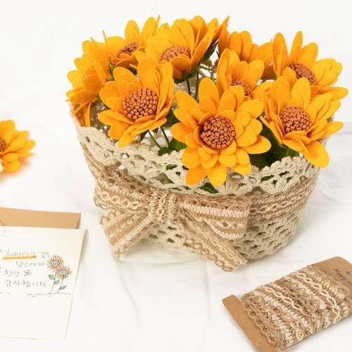 Yul Art Sunflower Felt Craft Quilt Package DIY Hobby Activity