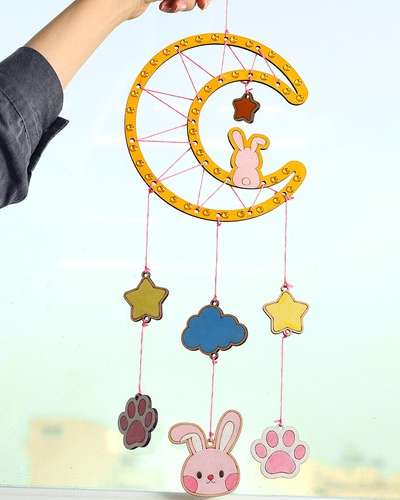 Rabbit Zodiac Prenatal Education DIY Kit Mobile Craft
