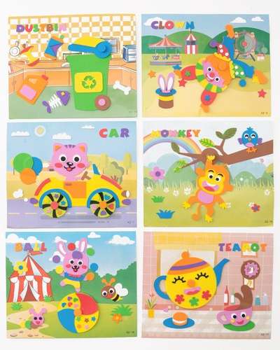 Yul Art EVA 3D Sticker Art Play Kit