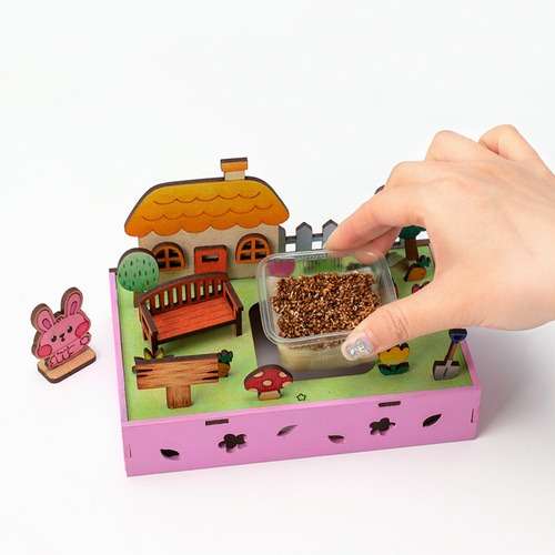 Plant Growing Kit Alfalfa Sprout with Observation Journal Mushroom