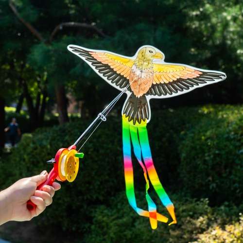 DIY Kite Making Kit - Kite Flying Autumn Outdoor Chuseok Festival Traditional Spring Play Toy Experience Kit Painting Art