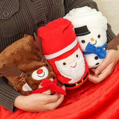 Christmas Microfiber Knee Blanket Sofa Throw Blanket