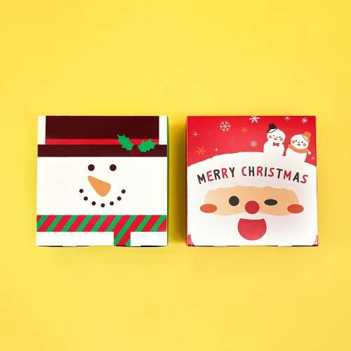 Christmas Square Gift Box Cookie Box Gift Wrapping Thank You Box