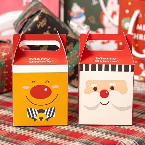 Handle Box Christmas Packaging Dessert Box Cookie Box Gift Wrapping