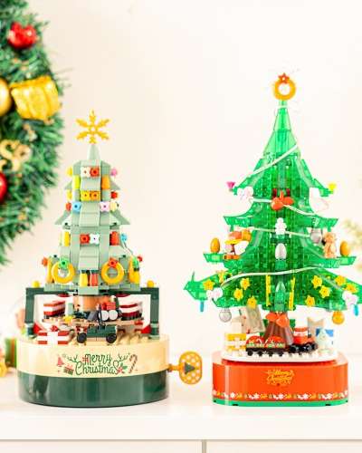 Christmas Music Box Tree Music Box Mood Light Music Box DIY