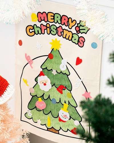 DIY Wall Tree Poster Christmas Decoration Craft Kit