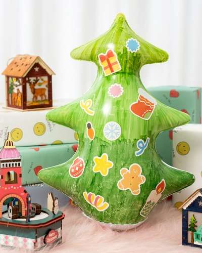 Christmas DIY Craft Kit - Tube Tree Winter Play Art Kit
