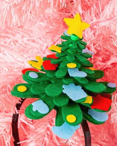 DIY Make-Your-Own Christmas Felt Headband Kit
