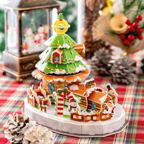 Christmas 3D Puzzle Craft Kit - Tear and Assemble
