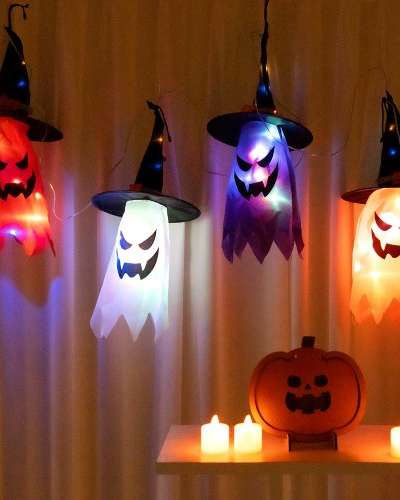 Atmospheric Halloween Decoration Ghost Light Party Supply Ornament