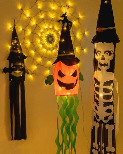 Cute Halloween 3D Decoration Party Props Pumpkin Ornament Set