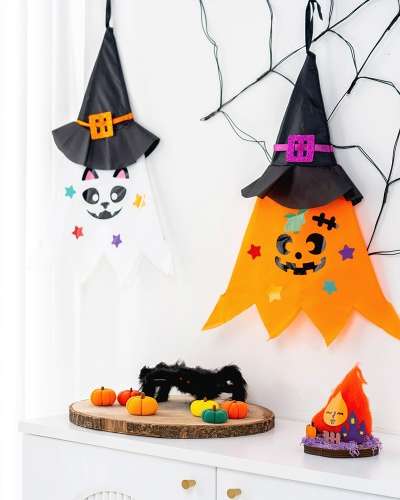 DIY Halloween Ghost Decoration Craft Kit - Make Your Own Ghost Art Play Set