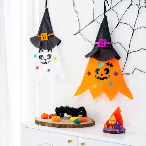 DIY Halloween Ghost Decoration Craft Kit - Make Your Own Ghost Art Play Set