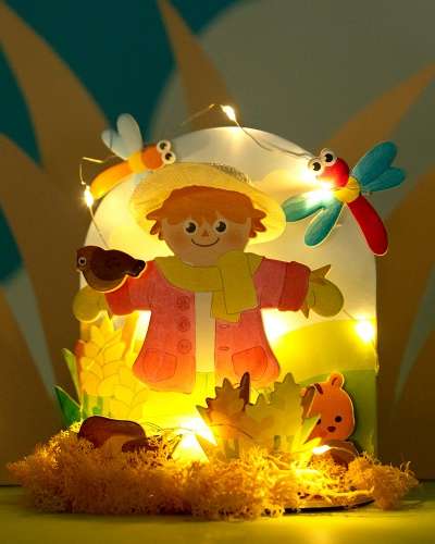 DIY Scarecrow Craft Kit - Autumn Arts and Crafts Materials