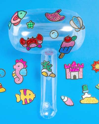 Clear Popping Mallet Summer DIY Kit Craft Materials Art Kit