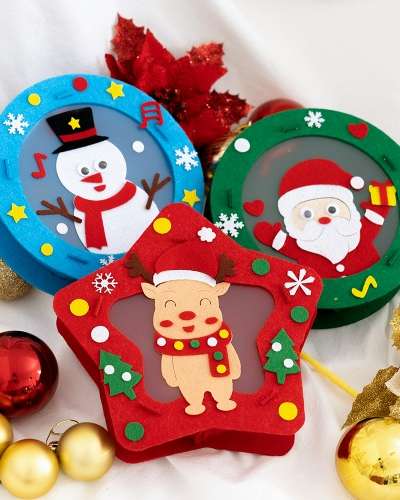 Cute Lantern Christmas DIY Art Craft Kit Indoor Activity Kit