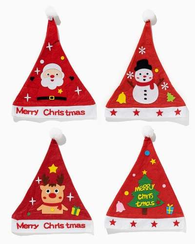 Santa Hat Christmas Craft Kit Art Play Material