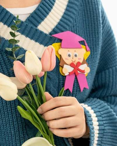 Graduation Cap Badge DIY Craft Kit
