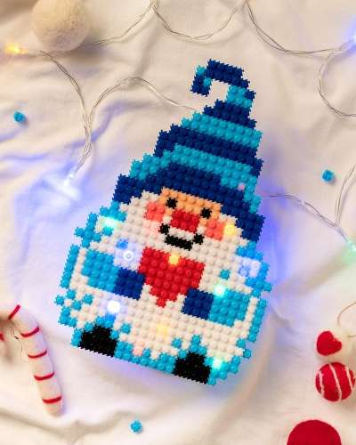 Concentration-Boosting Santa Block Christmas DIY Home Activity Kit Craft Toy