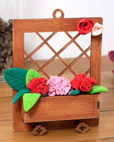 DIY Carnation Storage Box Kit for Parents' Day Craft