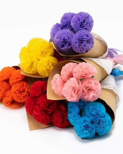 Paper Flower Rose Bouquet - Parents' Day Carnation Alternative