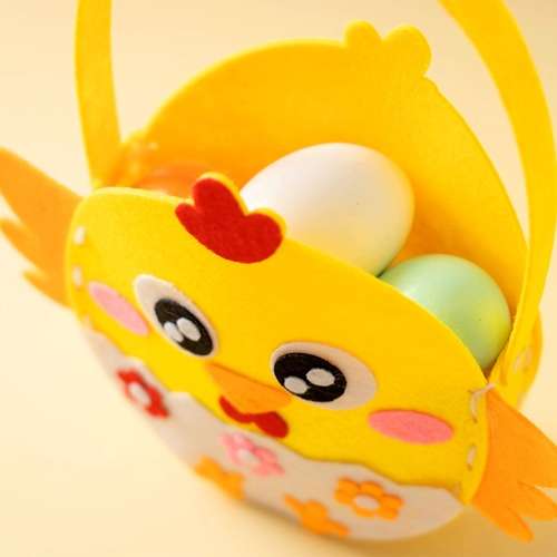 Sunday School Easter Egg Basket Craft Kit Art Activity