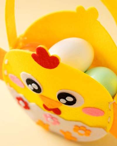 Sunday School Easter Egg Basket Craft Kit Art Activity