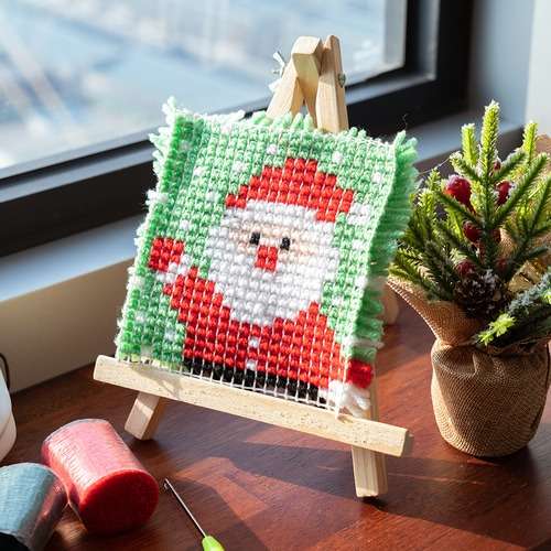 Skill Embroidery Christmas DIY Kit Art Materials Indoor Activity