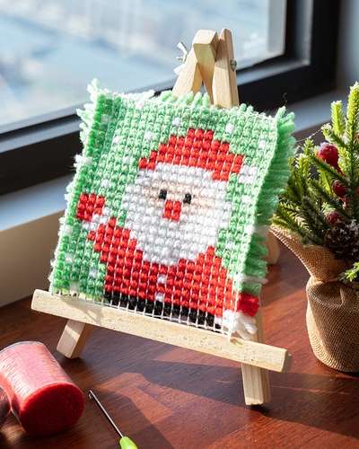 Skill Embroidery Christmas DIY Kit Art Materials Indoor Activity